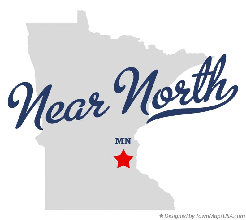 Map of Near North Minnesota MN