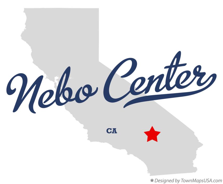 Map of Nebo Center California CA