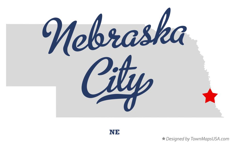 Map of Nebraska City Nebraska NE