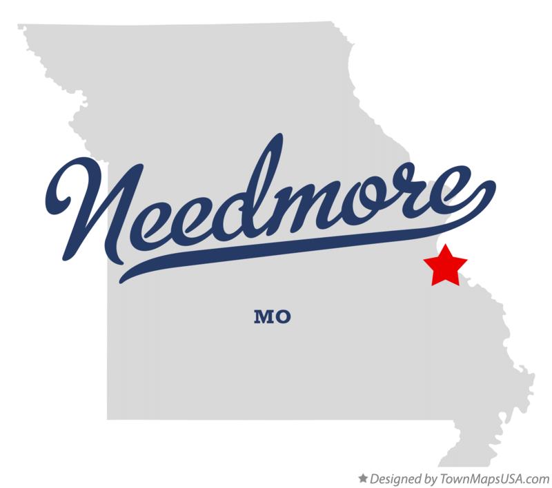 Map of Needmore Missouri MO