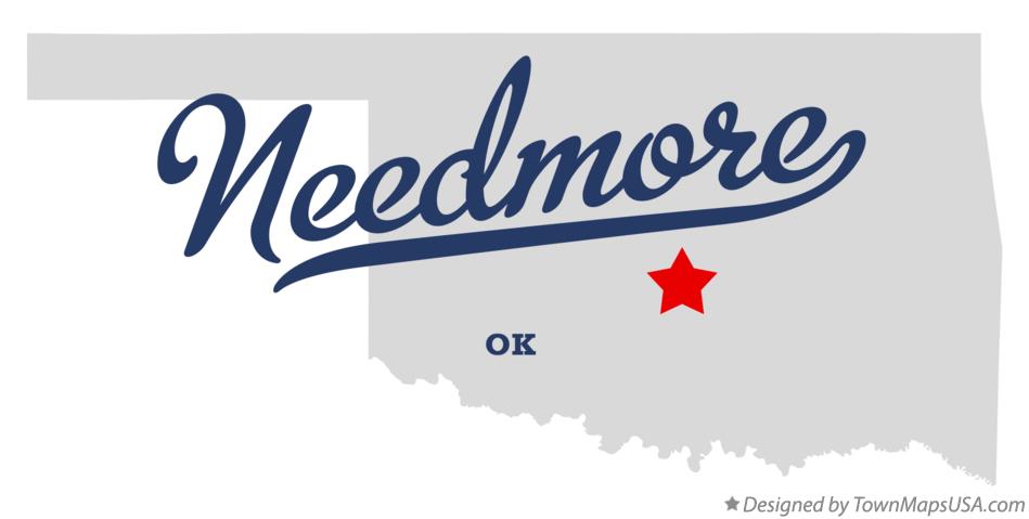 Map of Needmore Oklahoma OK