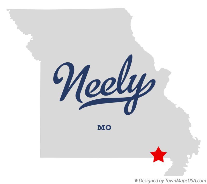 Map of Neely Missouri MO