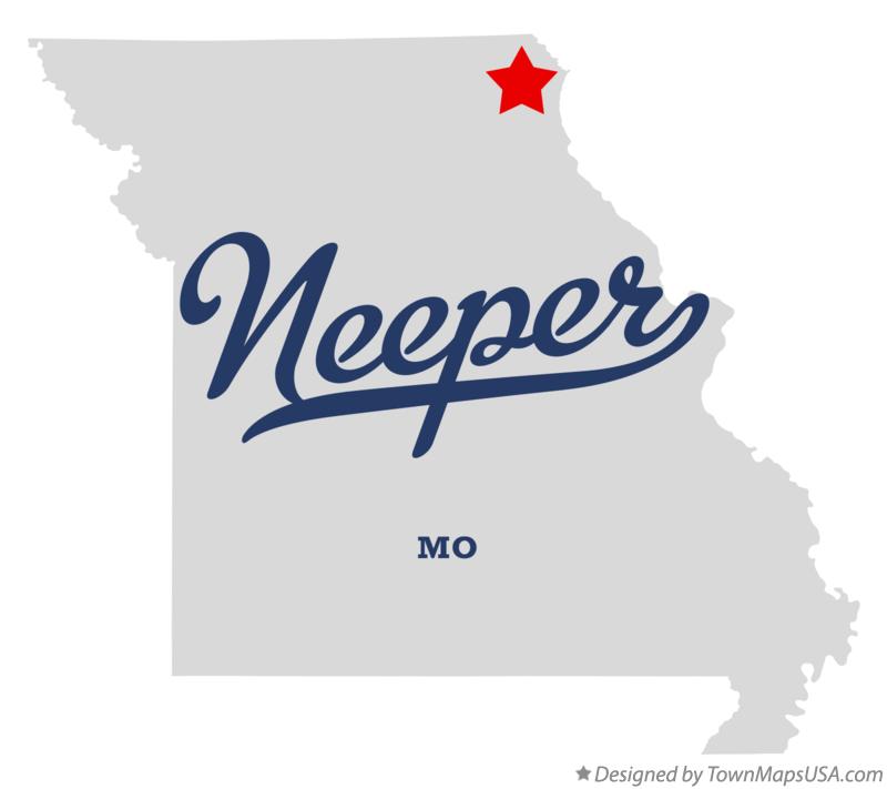 Map of Neeper Missouri MO