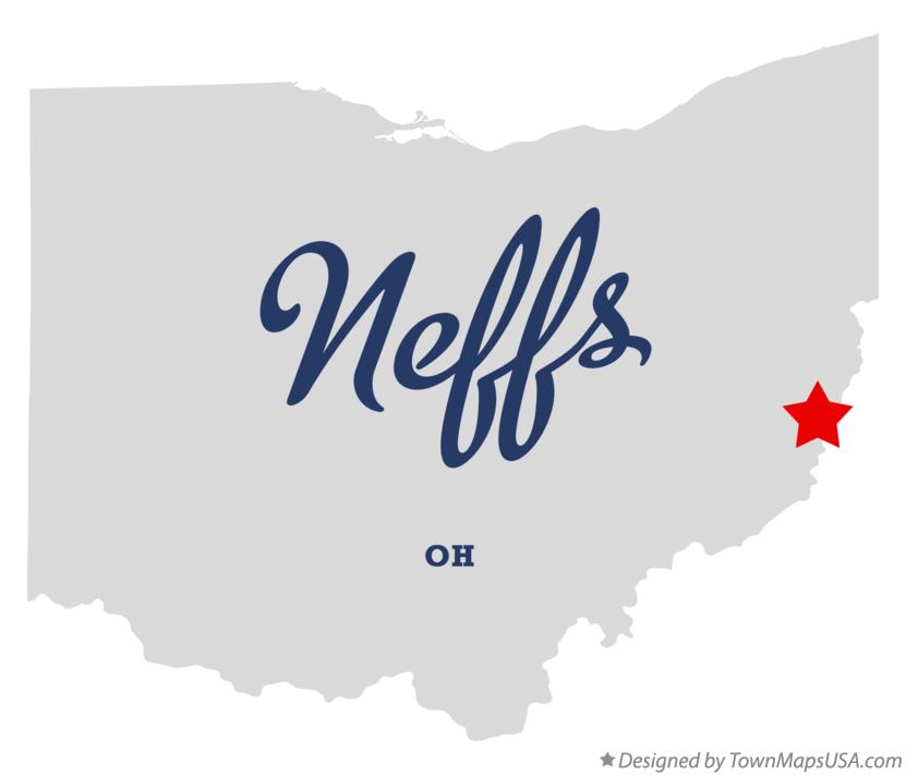 Map of Neffs Ohio OH