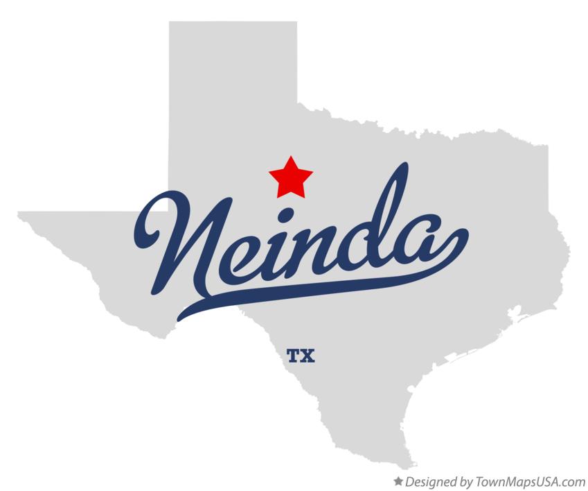 Map of Neinda Texas TX