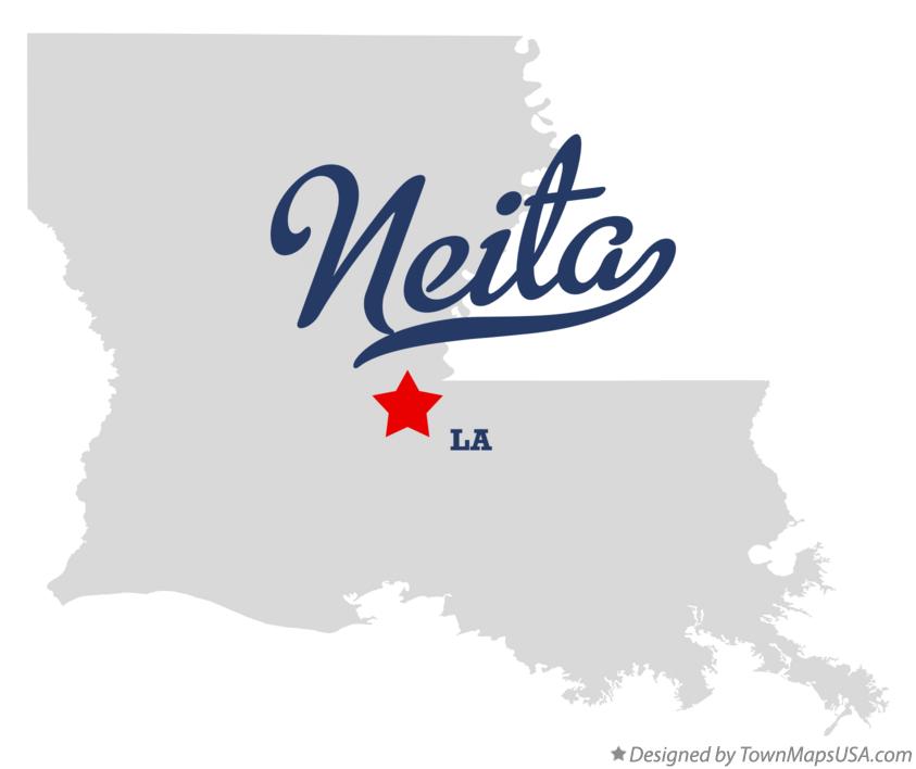 Map of Neita Louisiana LA