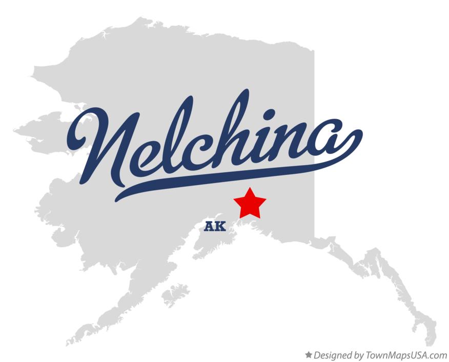 Map of Nelchina Alaska AK