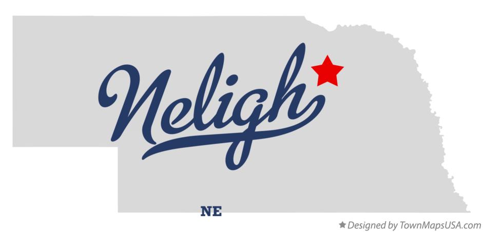 Map of Neligh Nebraska NE