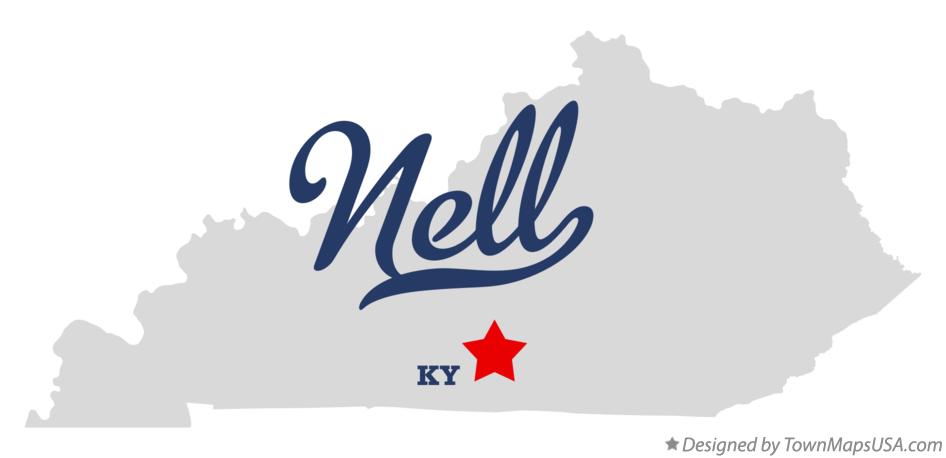 Map of Nell Kentucky KY