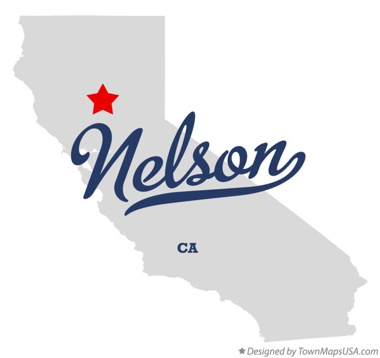 Map of Nelson California CA