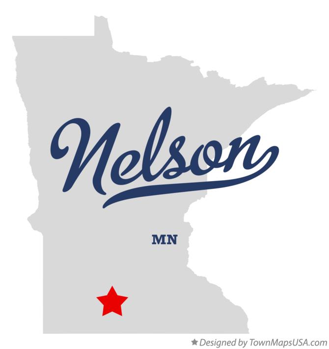 Map of Nelson Minnesota MN