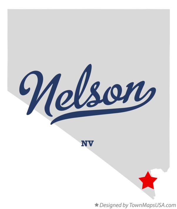 Map of Nelson Nevada NV