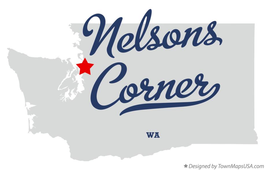 Map of Nelsons Corner Washington WA