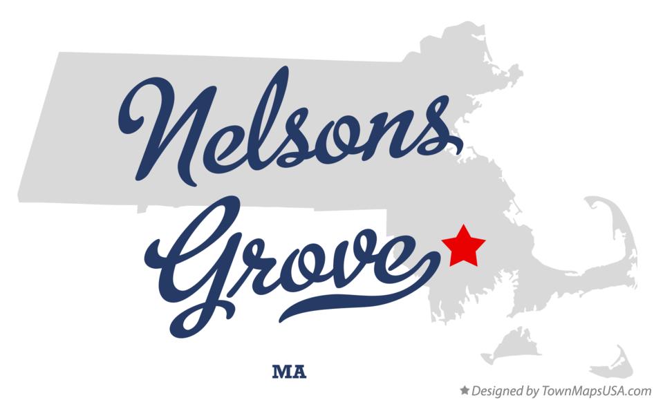 Map of Nelsons Grove Massachusetts MA