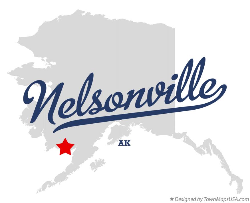 Map of Nelsonville Alaska AK