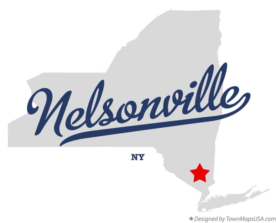 Map of Nelsonville New York NY