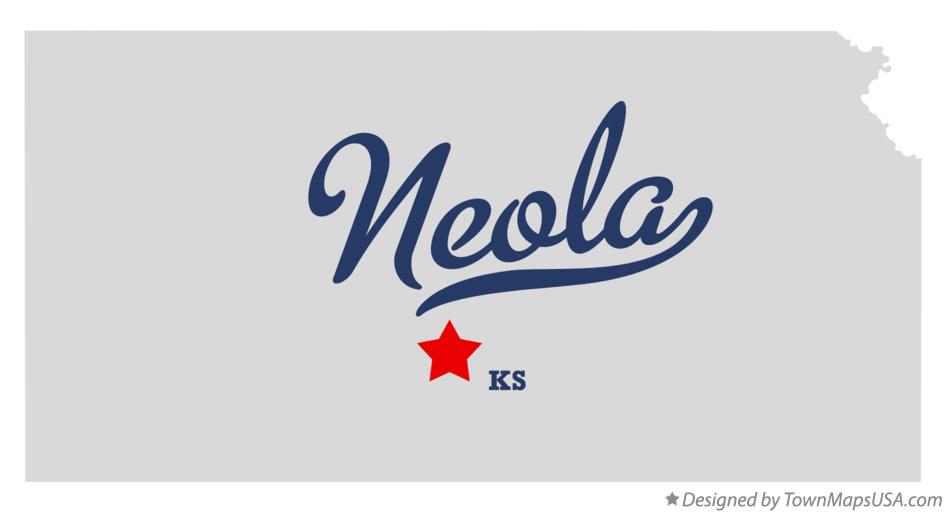 Map of Neola Kansas KS