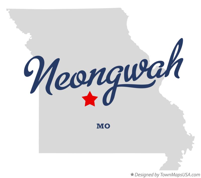 Map of Neongwah Missouri MO