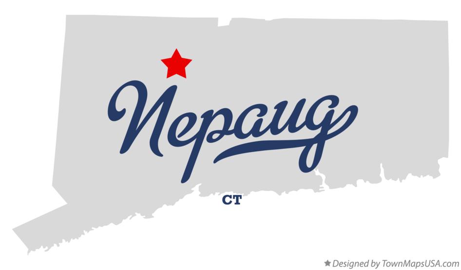 Map of Nepaug Connecticut CT