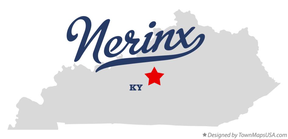 Map of Nerinx Kentucky KY