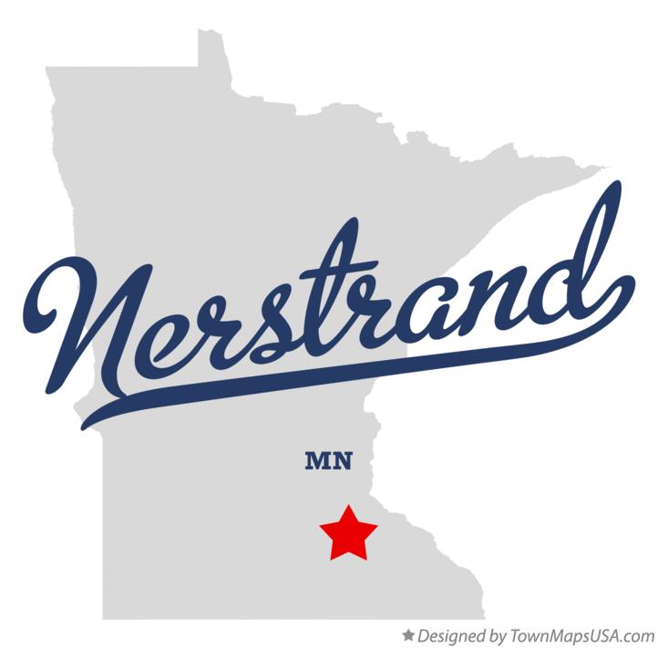 Map of Nerstrand Minnesota MN