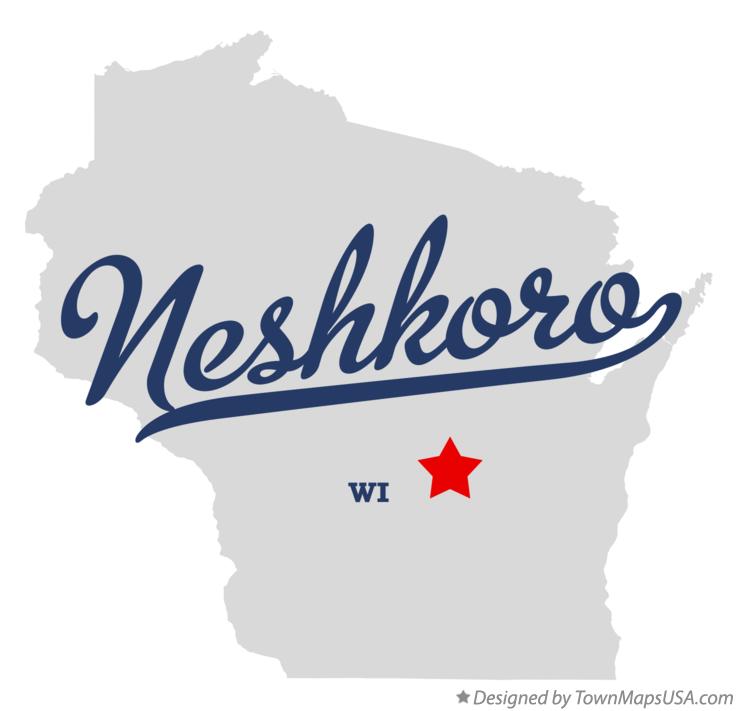 Map of Neshkoro Wisconsin WI