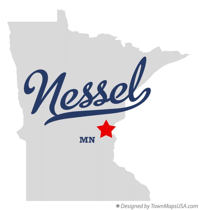 Map of Nessel Minnesota MN