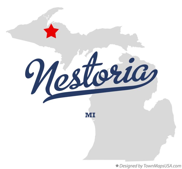 Map of Nestoria Michigan MI