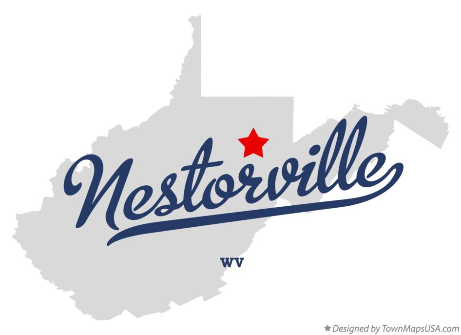 Map of Nestorville West Virginia WV