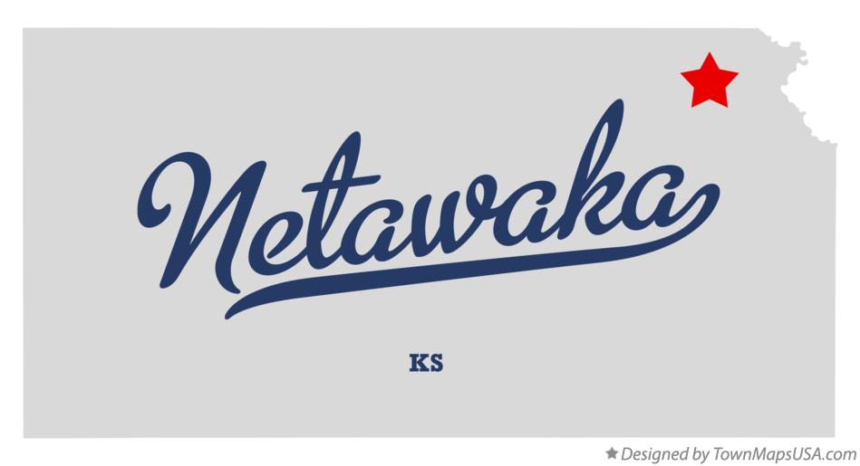 Map of Netawaka Kansas KS