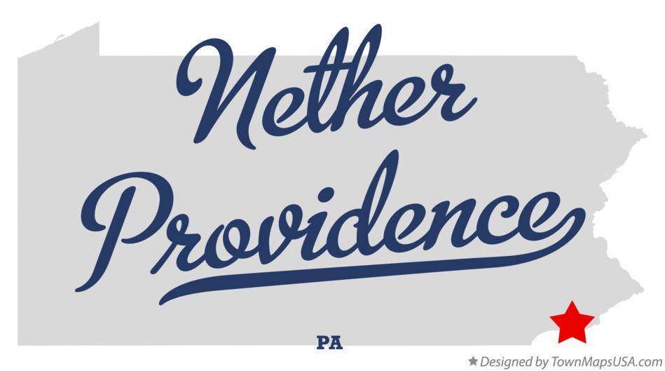 Map of Nether Providence Pennsylvania PA