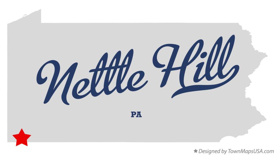 Map of Nettle Hill Pennsylvania PA