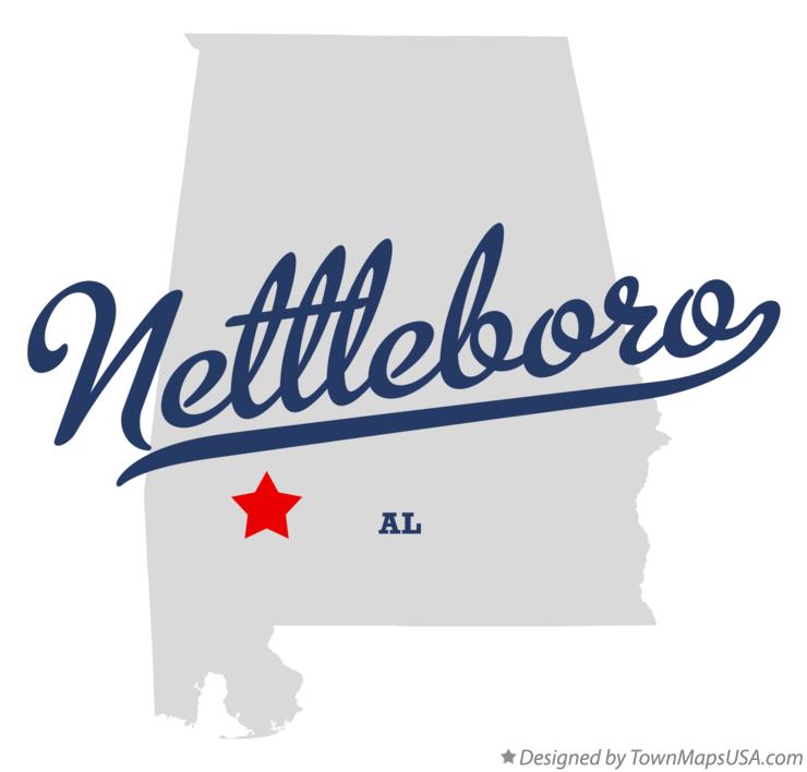 Map of Nettleboro Alabama AL