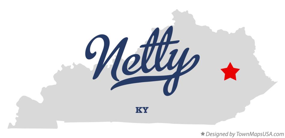 Map of Netty Kentucky KY