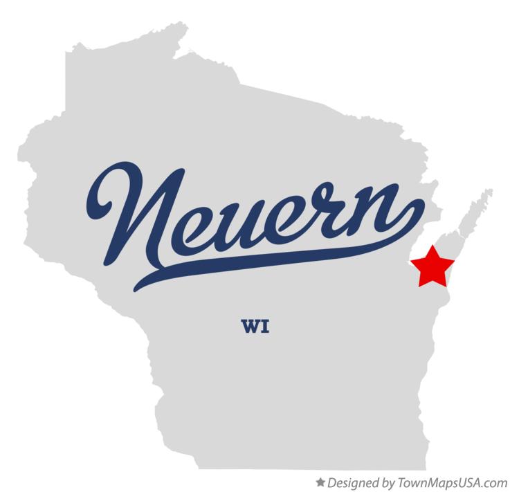 Map of Neuern Wisconsin WI