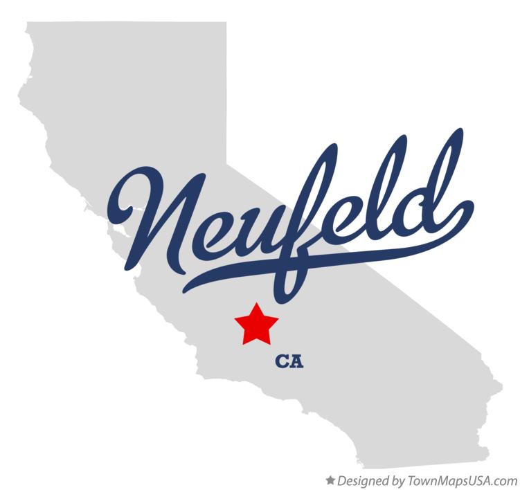 Map of Neufeld California CA