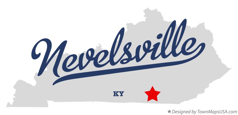 Map of Nevelsville Kentucky KY