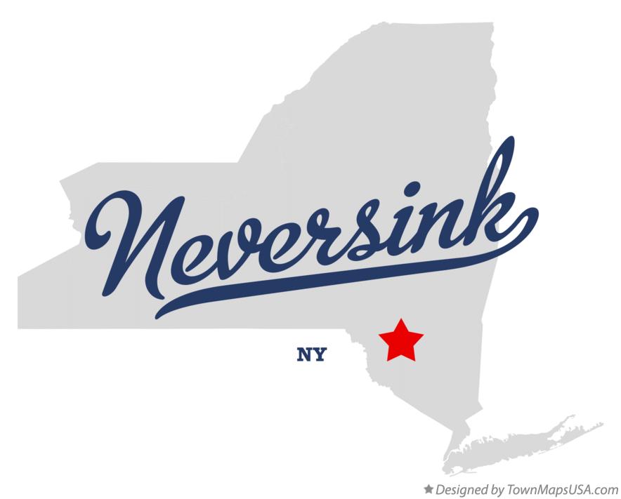 Map of Neversink New York NY