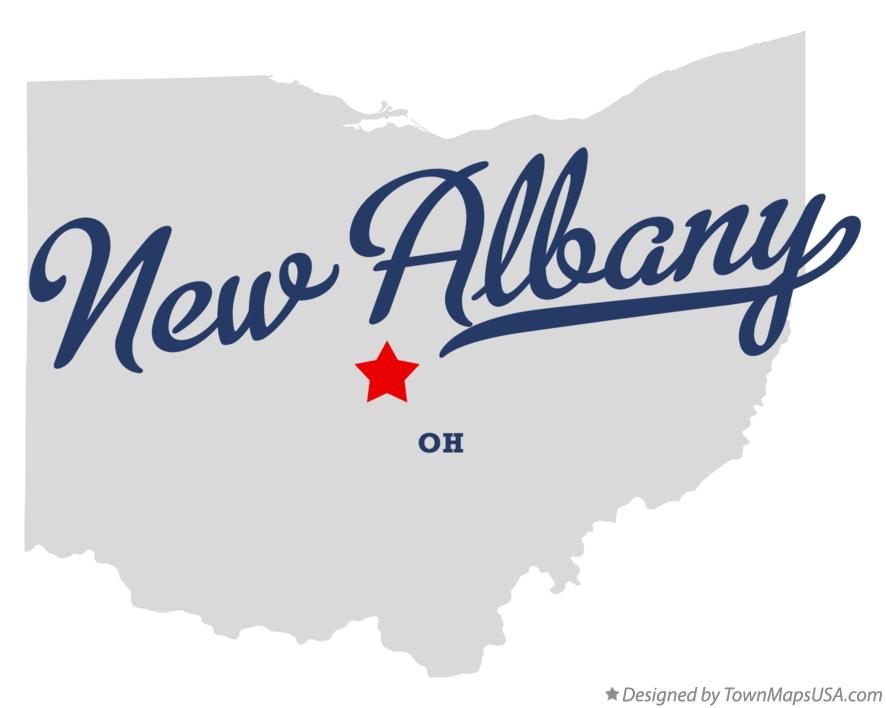 Map Of New Albany Oh Ohio