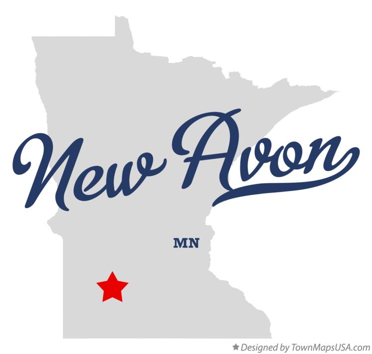 Map of New Avon Minnesota MN