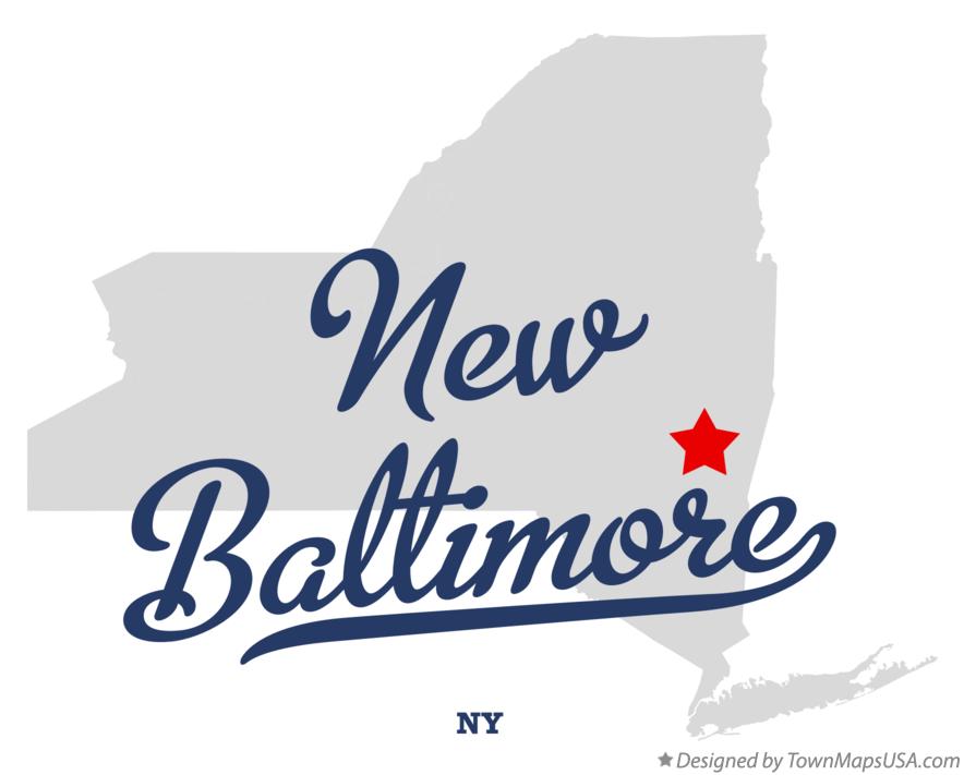 Map of New Baltimore New York NY