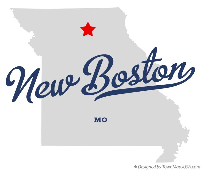 Map of New Boston Missouri MO