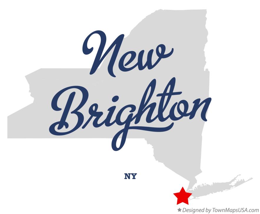 Map of New Brighton New York NY