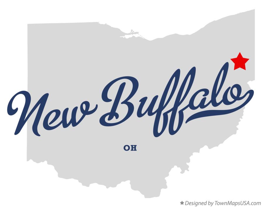 Map of New Buffalo Ohio OH