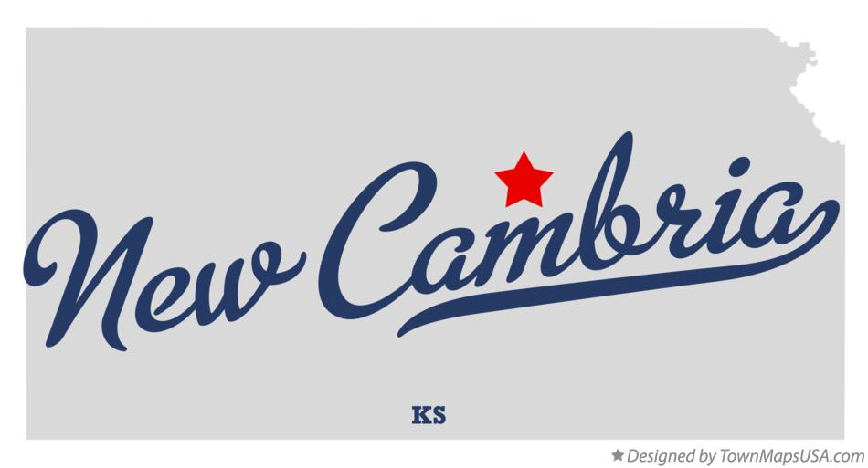 Map of New Cambria Kansas KS