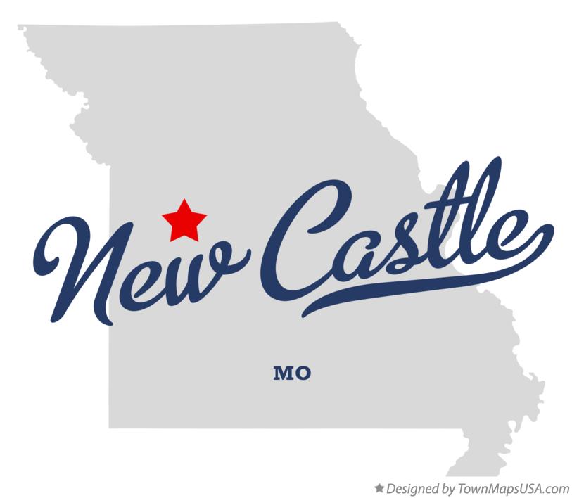 Map of New Castle Missouri MO
