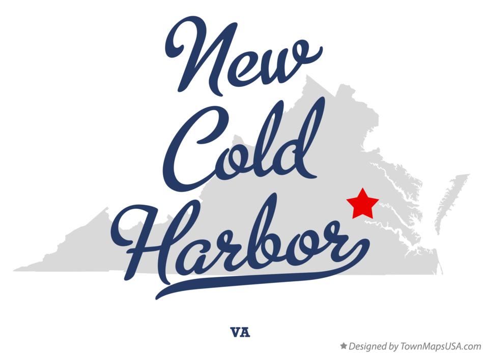 Map of New Cold Harbor Virginia VA