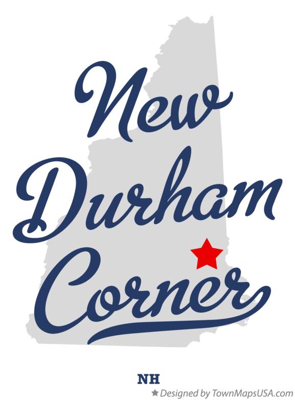 Map of New Durham Corner New Hampshire NH