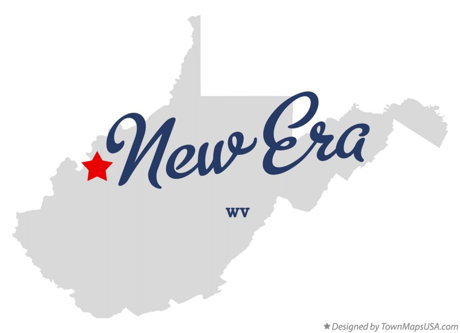 Map of New Era West Virginia WV