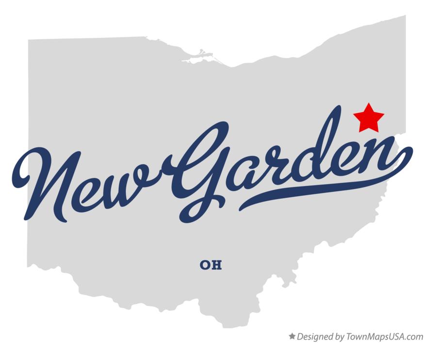 Map of New Garden Ohio OH